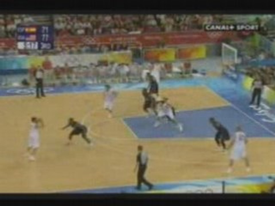 Basket : Finale JO 2008 (USA - Espagne)