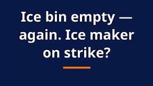 Ice Maker Quit? 3 Free Checks First