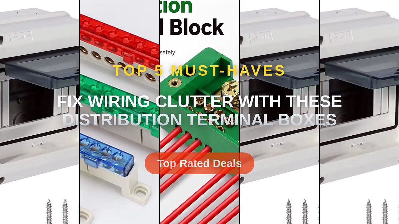 Fix Wiring Clutter With These Distribution Terminal Boxes - Video ...