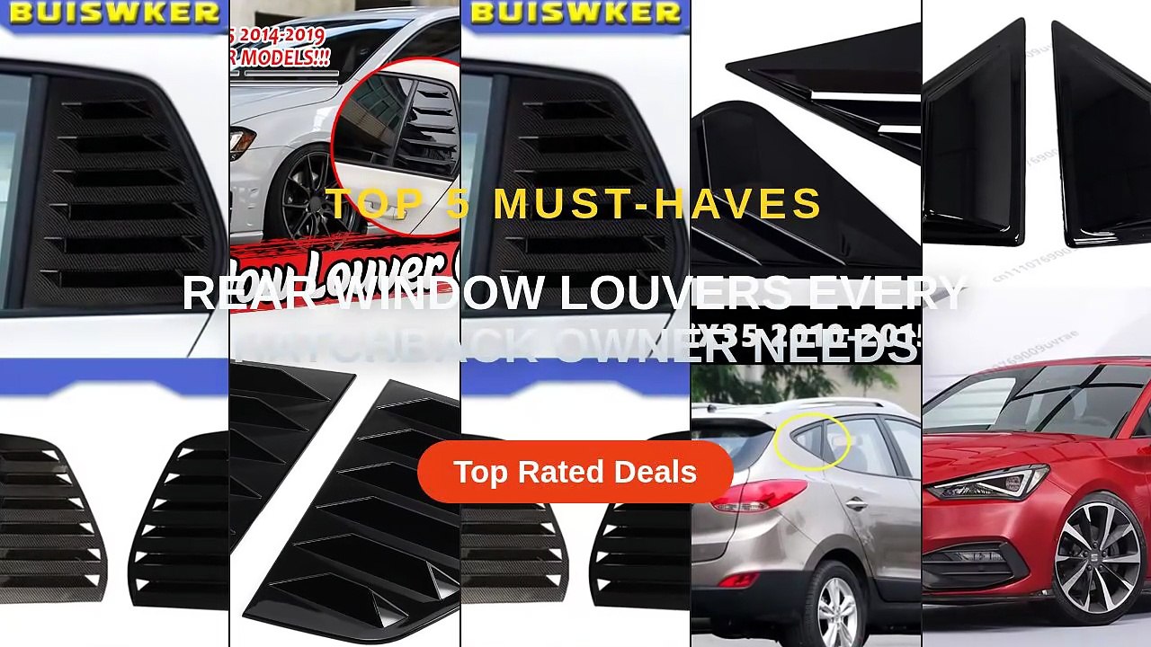 Rear Window Louvers Every Hatchback Owner Needs - Video Dailymotion