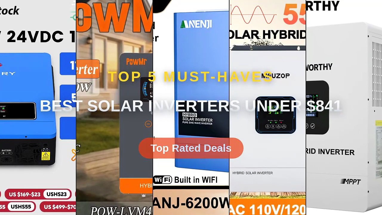 Best Solar Inverters Under $841 - video Dailymotion