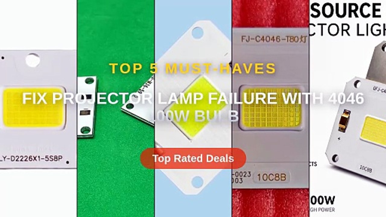 Fix Projector Lamp Failure With 4046 100W Bulb - video Dailymotion