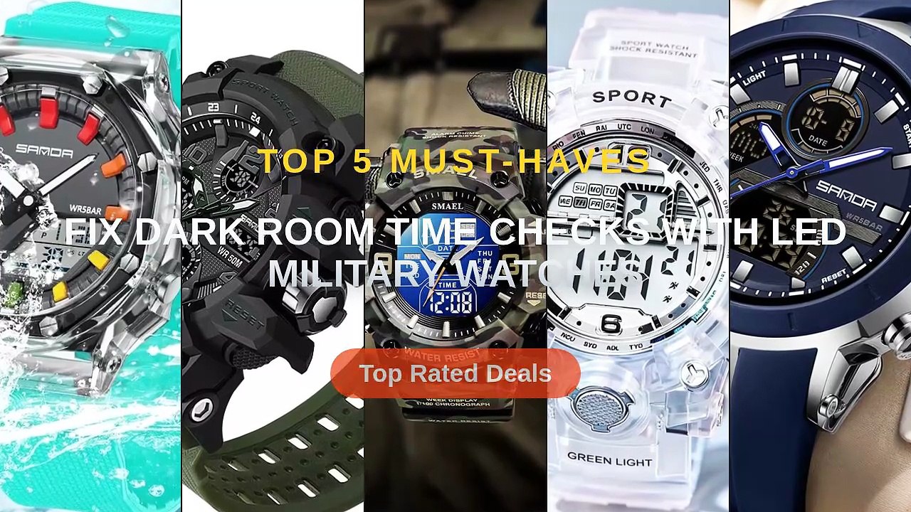 Fix Dark Room Time Checks With LED Military Watches - Video Dailymotion