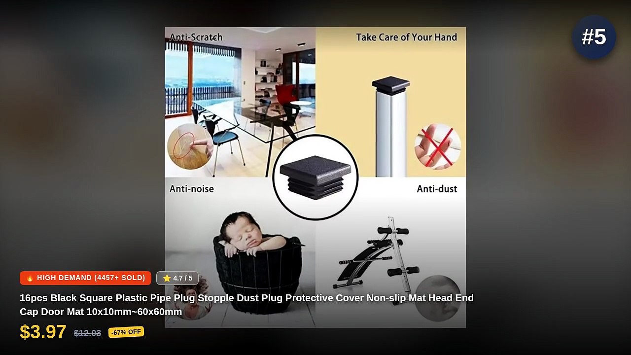 Top 5 Plastic Pipe Plugs For Wobbly Table Legs - Video Dailymotion