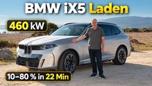 BMW iX5 60 xDrive lädt mit bis zu 460 kW – Schnellladen im Detail