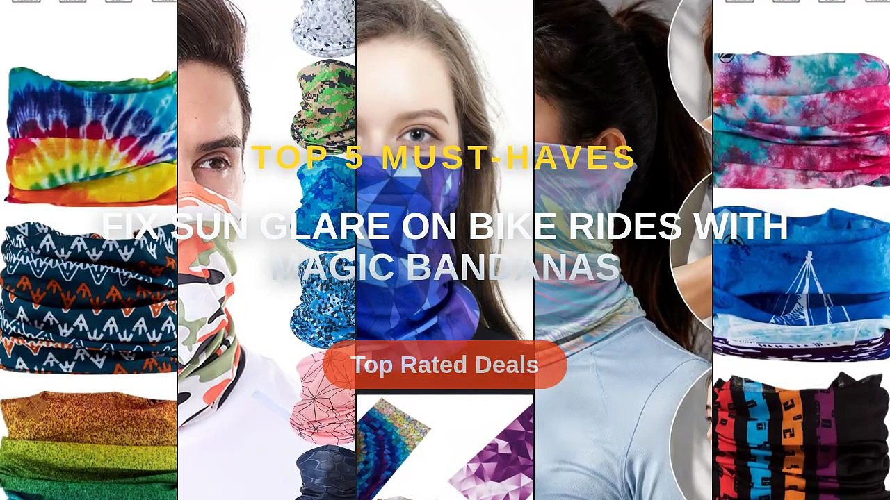 Fix Sun Glare On Bike Rides With Magic Bandanas - video Dailymotion