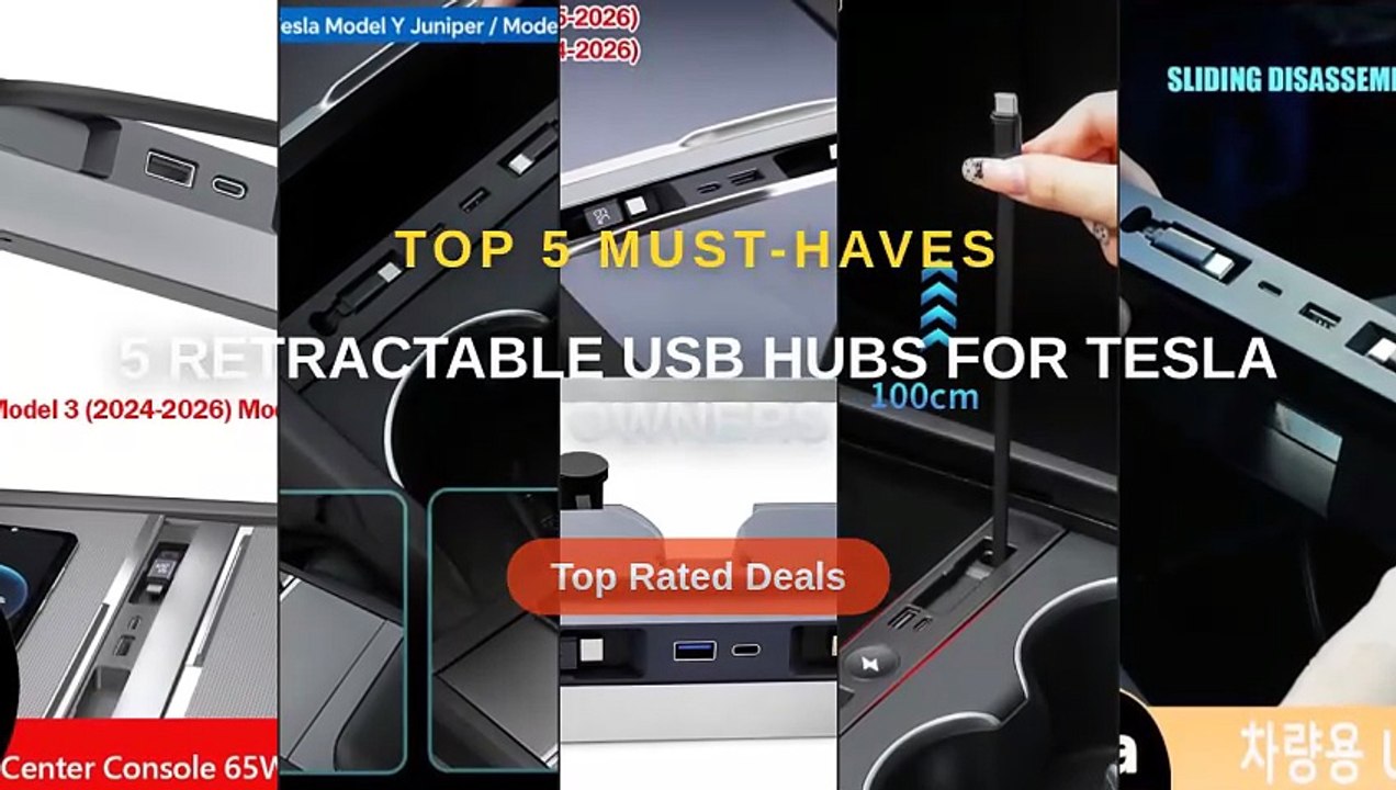5 Retractable USB Hubs For Tesla Owners - video Dailymotion