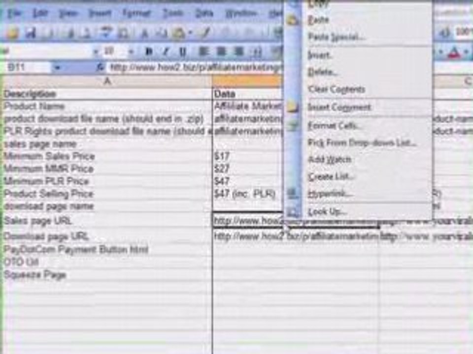 Adding a product in PayDotCom