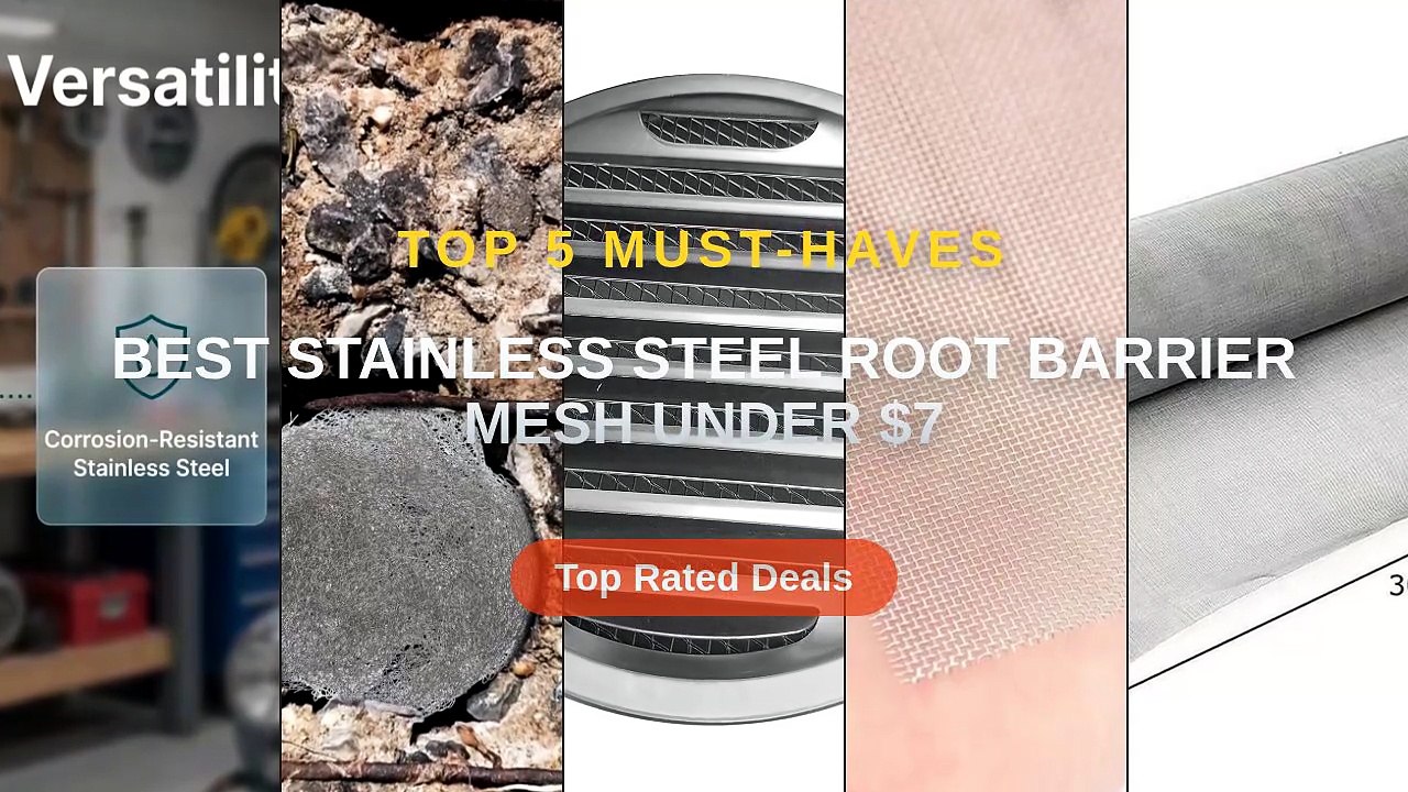Best Stainless Steel Root Barrier Mesh Under $7 - video Dailymotion