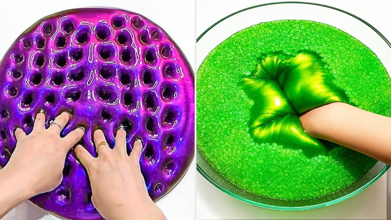 Relaxing Slime ASMR Compilation | Satisfying No-Talking Videos - video ...