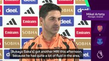 Arteta still sweating on Saka injury news