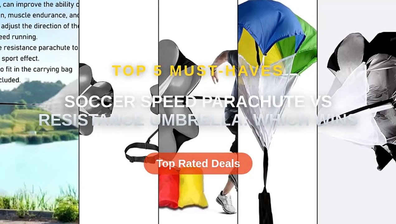 Soccer Speed Parachute vs Resistance Umbrella: Which Wins - Video ...