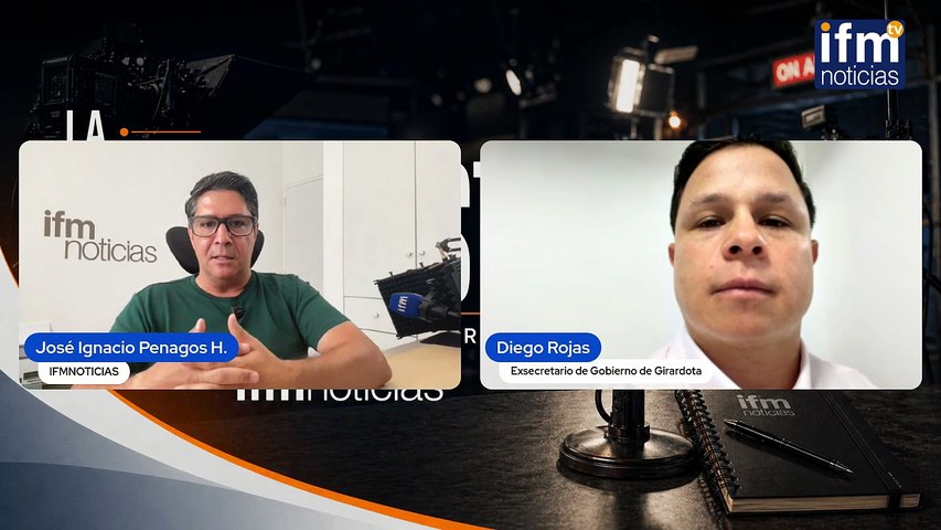 (LA ENTREVISTA) Diego Rojas, exsecretario de Seguridad y Gobierno de Girardota en Antioquia, sobre los avances y necesidades del municipio.