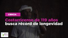 Costarricense de 119 años busca récord de longevidad