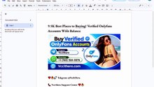 Why Should You Buy Verified OnlyFans Accounts In Online