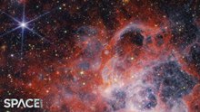 4K Footage:  James Webb Space Telescope's View Of Breathtaking Star-Forming Region NGC 604