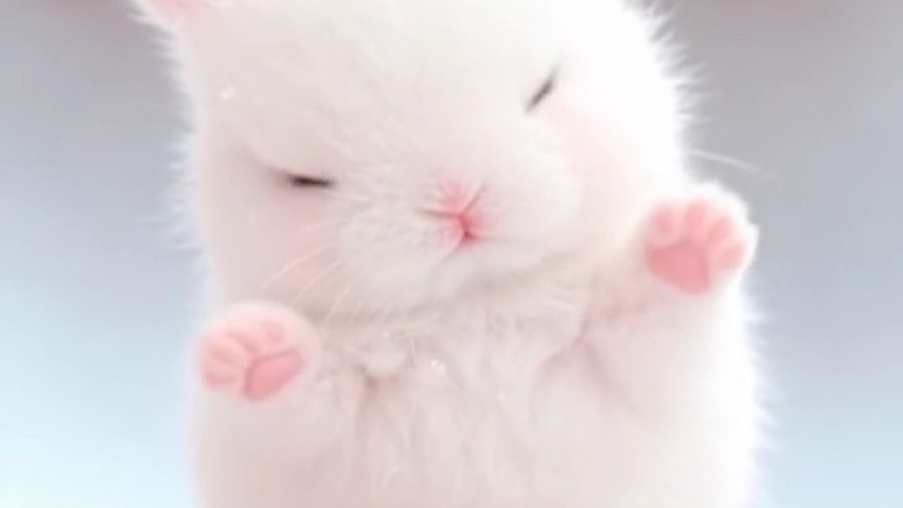 The Cutest Tiny Bunny Ever! 🐰💕 | Adorable Animal Animation - video ...