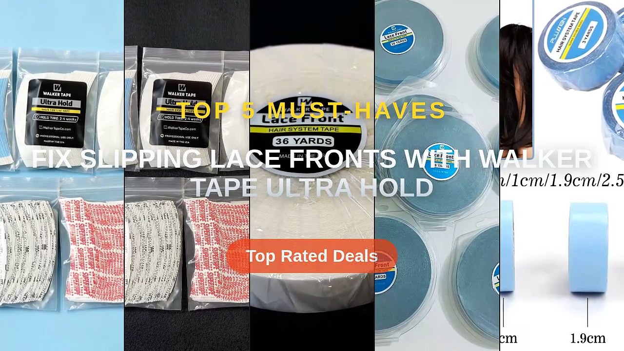 Fix Slipping Lace Fronts With Walker Tape Ultra Hold - Video Dailymotion