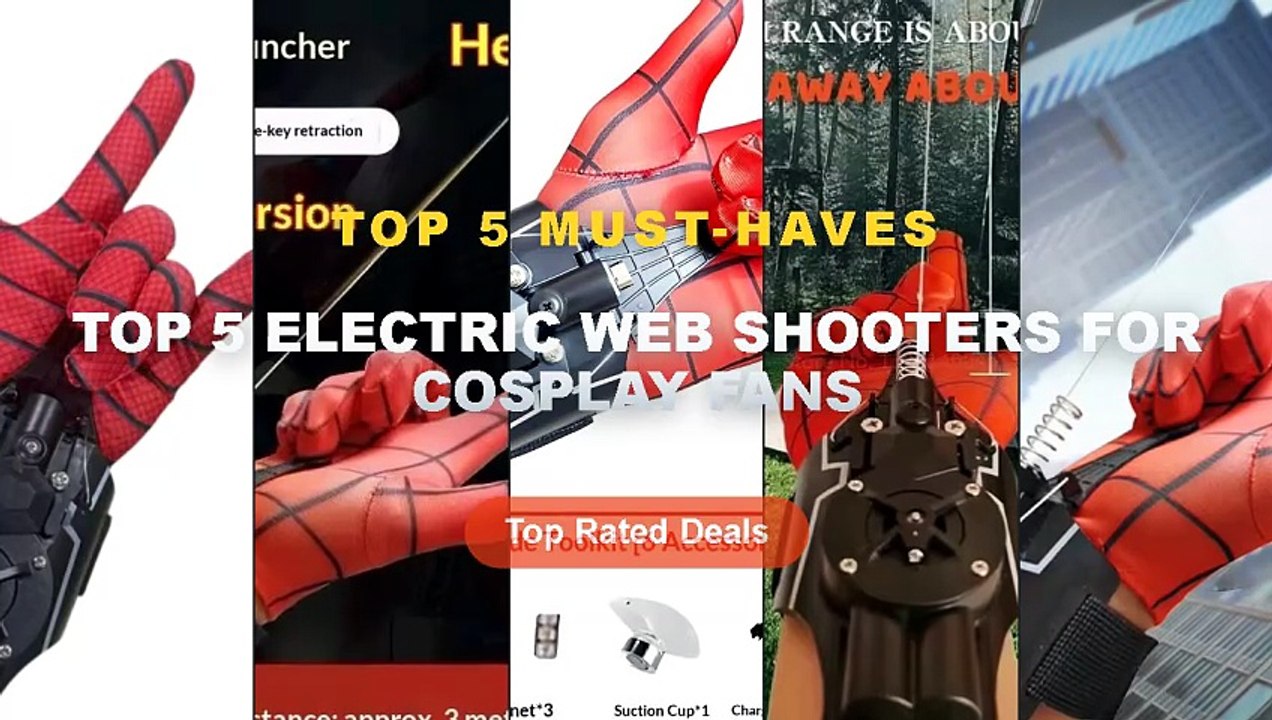 Top 5 Electric Web Shooters For Cosplay Fans: Top 5 Best Sellers ...