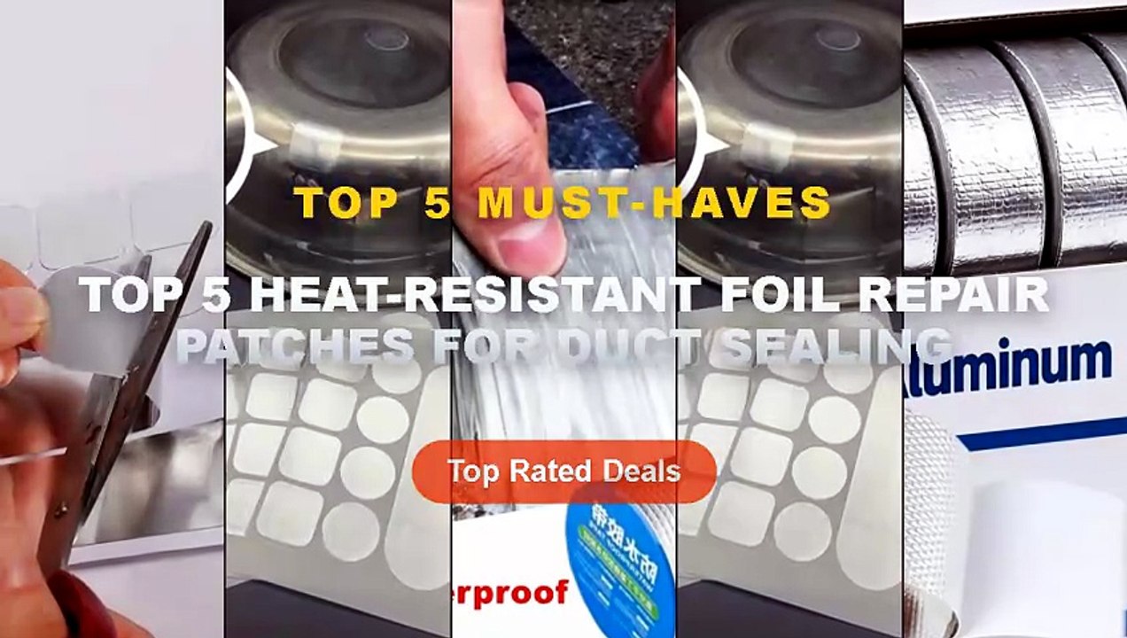 Cheap & Best Top 5 Heat-Resistant Foil Repair Patches For Duct Sealing ...