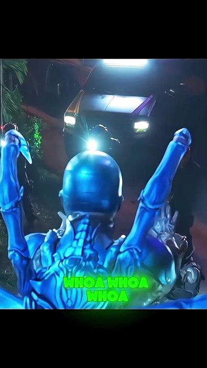this superhero Armor is unbreakable | blue beetle Epic action scene 4K ...