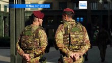 Żołnierze patrolują ulice Mediolanu, sklepy zabezpieczają witryny przed protestami