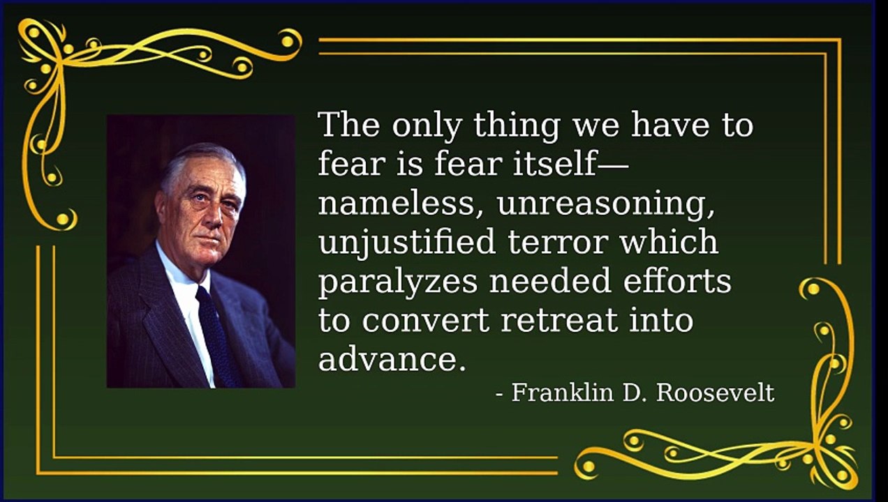 Mastering Fear: Famous Quotes on Mankind's Deepest Emotion - video ...