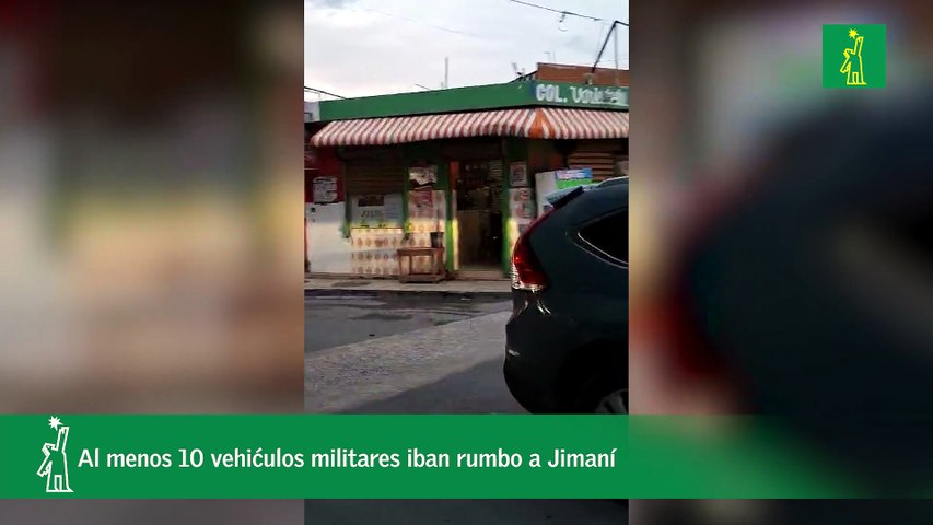 Al menos 10 vehículos militares iban rumbo a Jimaní