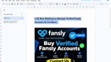 Top 12 Trusted Sources to Buy! Fansly Account With Balance