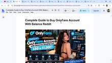 Top 7 Platforms to Buy! Onlyfans Account with balance Today