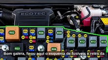 Fusíveis e Relés da Captiva 2008 a 2011  Guia do Motor 1 #motor #oficina #mechanic #bmw #automobile