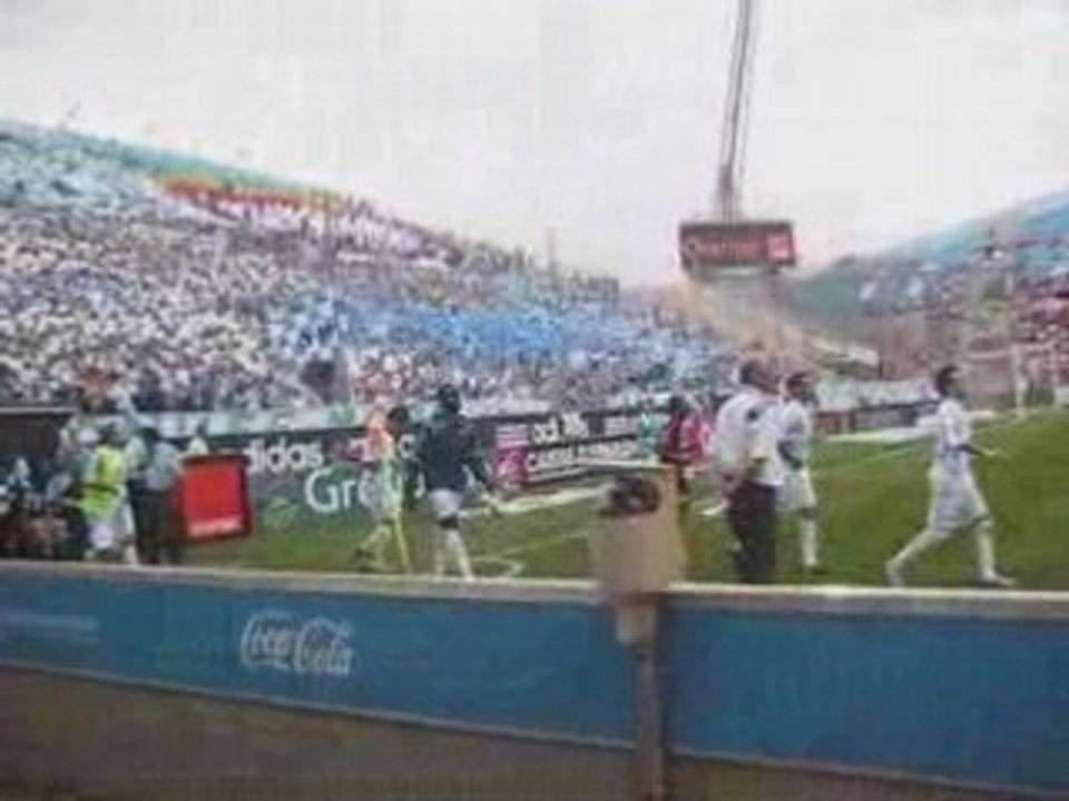 Supporter marseillais entrer des joueurs OM vs Nice inédit