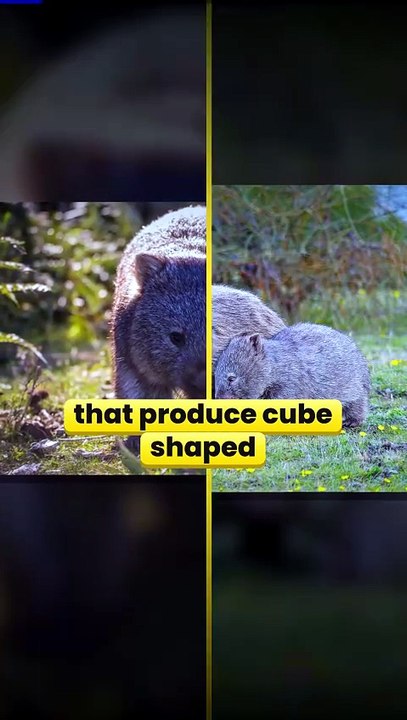 Wombats Cube Shaped Poop - video Dailymotion