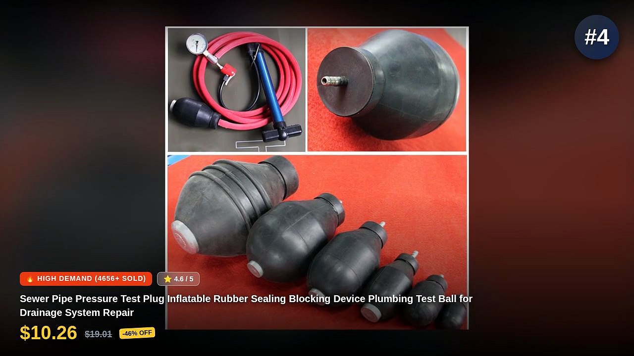 Fix Leaky Sewer Pipes With Inflatable Drain Plug - Video Dailymotion