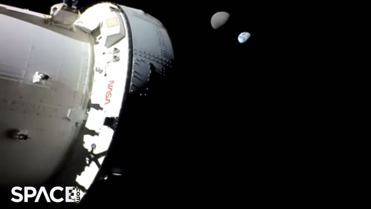 Epic Time-Lapse Of Artemis 1's Orion Spacecraft Capturing Earth and ...