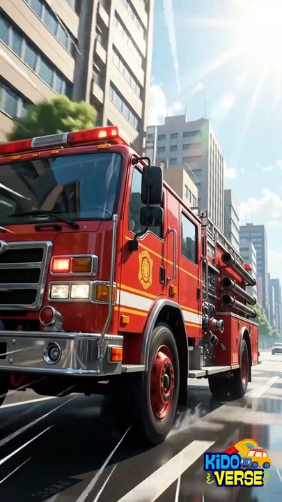 Fire Truck Siren & FREEZE! 🚒⚡ Fast Rescue Rhyme for Toddlers # ...
