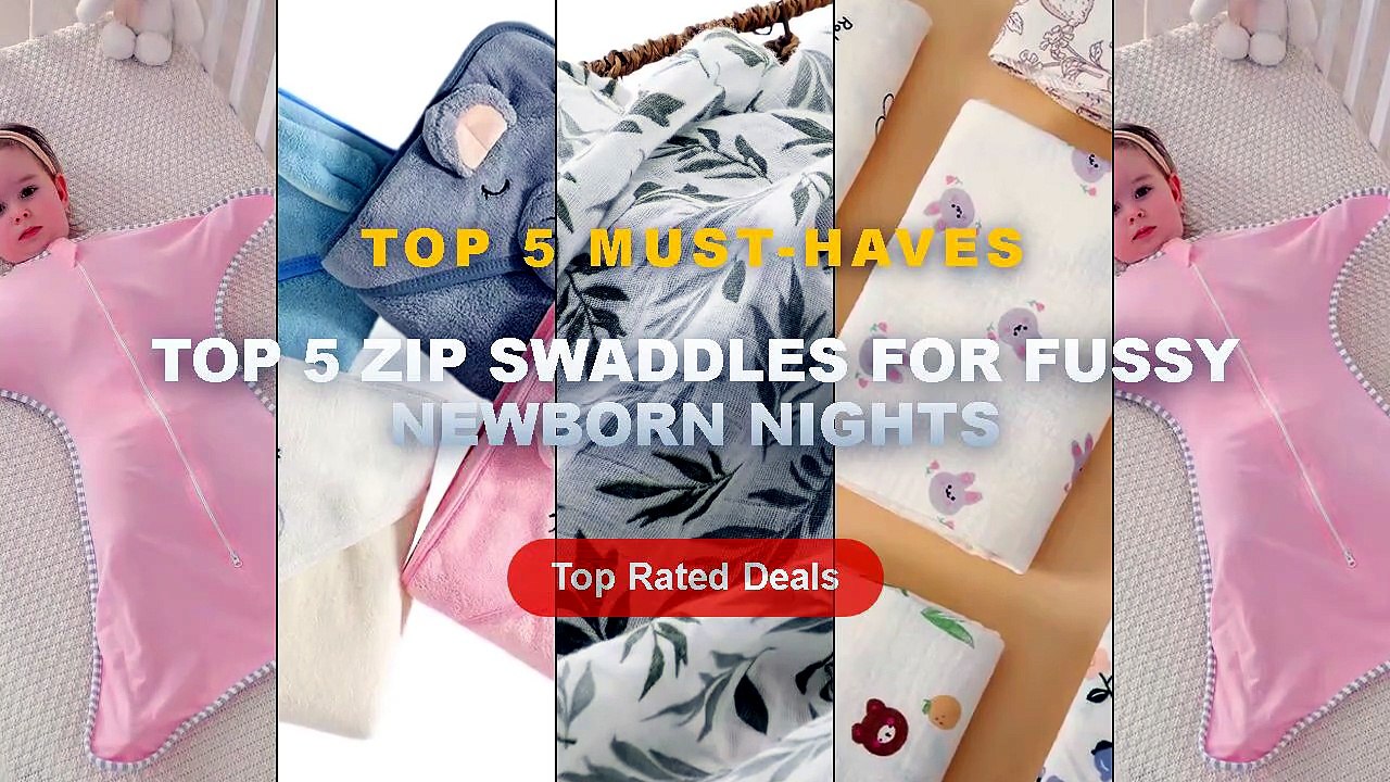 Cheap & Best Top 5 Zip Swaddles For Fussy Newborn Nights Unboxing ...