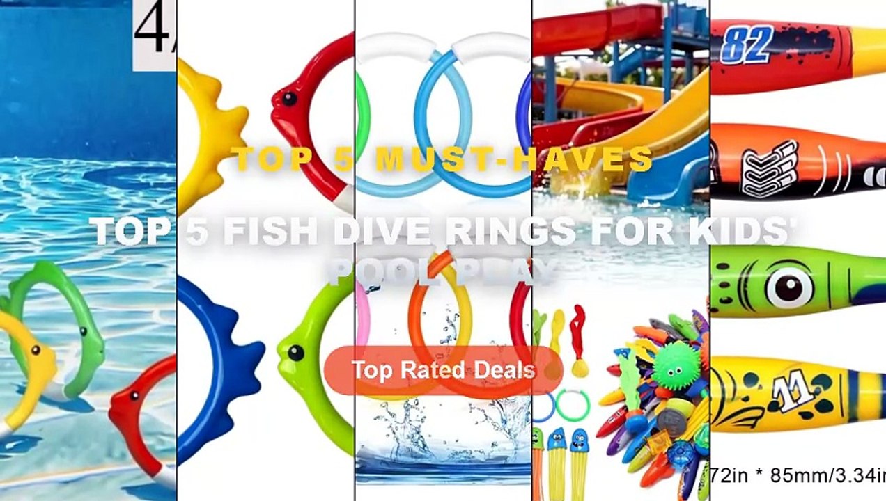 Top 5 Best Top 5 Fish Dive Rings For Kids' Pool Play (Must Have ...