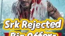 Srk Rejected Big Offers for King movie #shahrukkhan #bollywood #king #moveis
