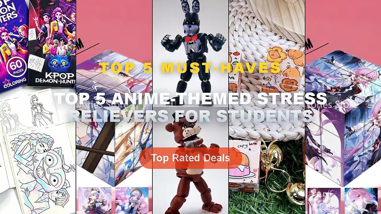 Amazing Top 5 Anime-Themed Stress Relievers For Students You Need To ...
