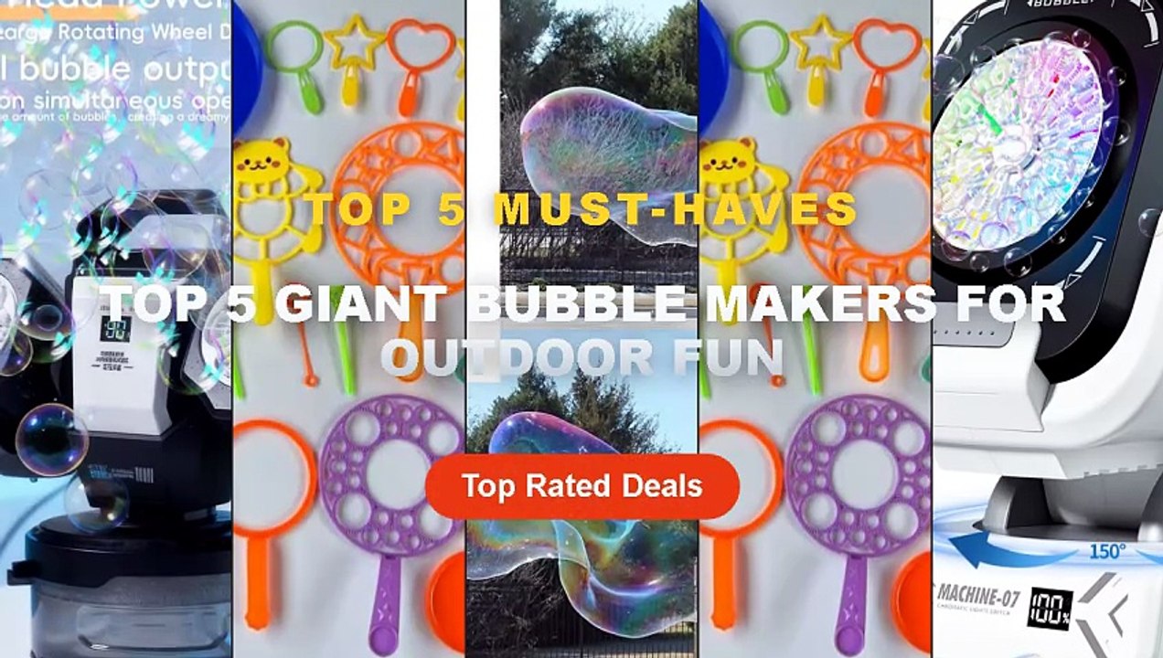 Amazing Top 5 Giant Bubble Makers For Outdoor Fun You Need To See ...