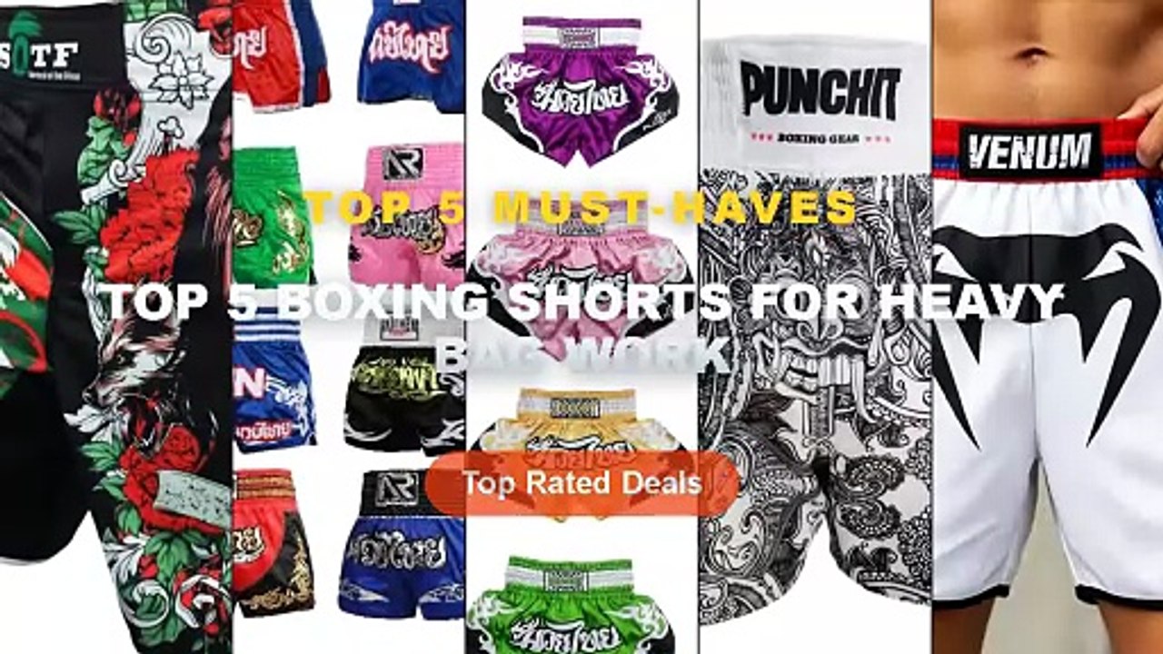 Top 5 Boxing Shorts For Heavy Bag Work: Top 5 Best Sellers - Boxing ...