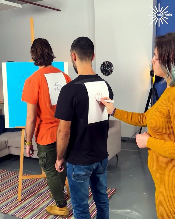 Draw on my back challenge! 😯🤣 - video Dailymotion