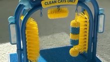 Cat Wash Self-Grooming Arch – Cats Love It! Easier Grooming at Home