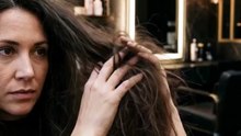 Frizzy Hair to Glass Hair in One Styling Session.