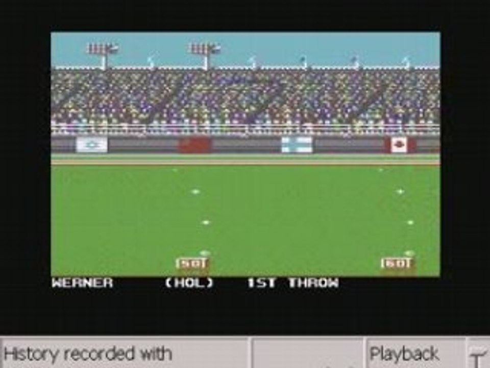 Summer Games 2 - Javelin on Commodore 64