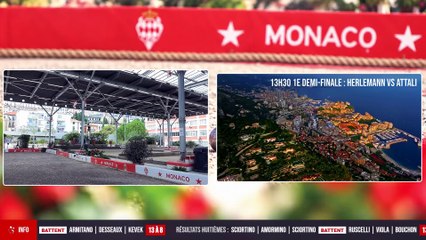 International triplette à pétanque de Monaco - Phases finales