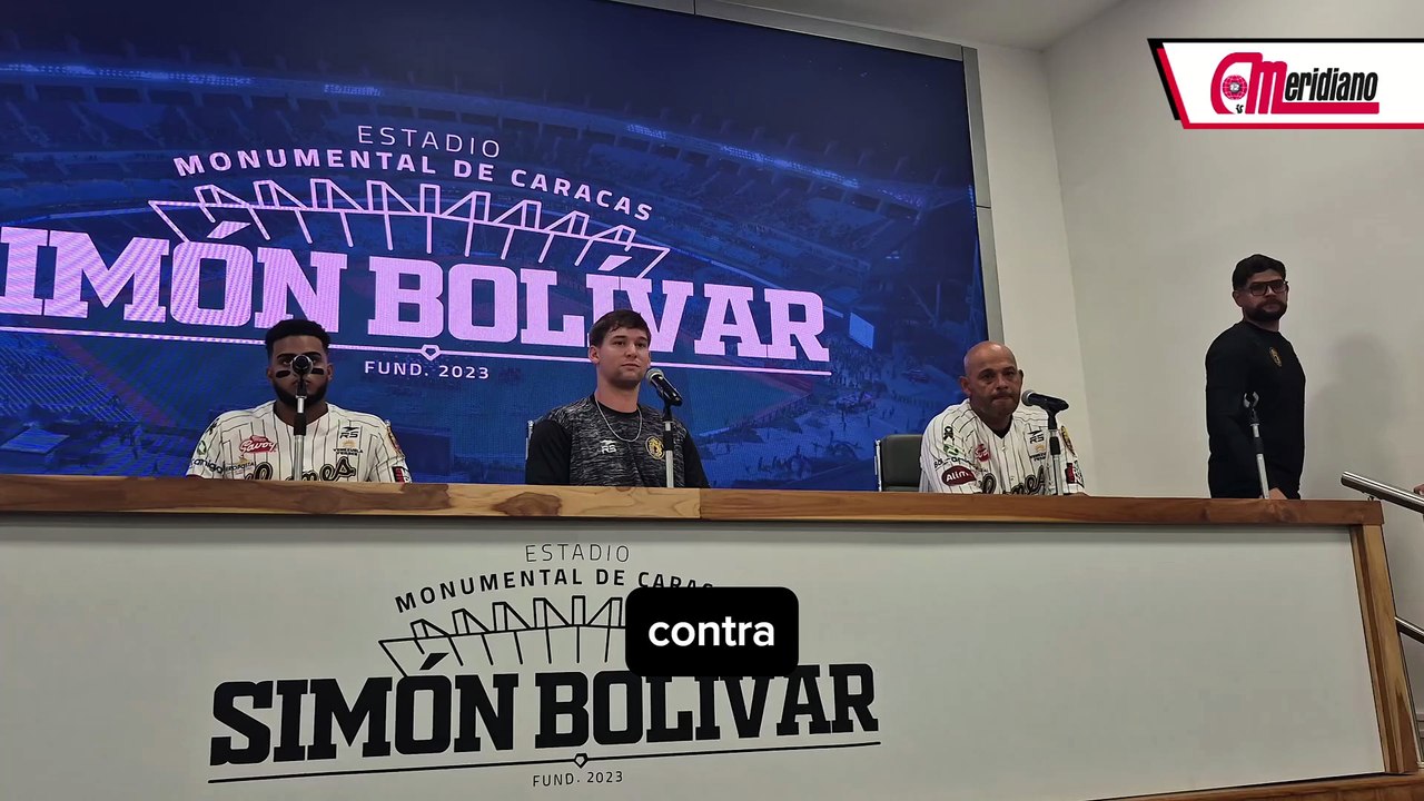 Nic Swanson en rueda de prensa tras el encuentro entre Magallanes vs Caracas
