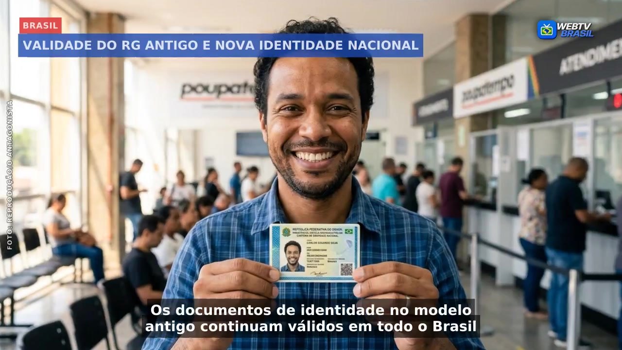 Validade do RG antigo e nova identidade nacional - Vídeo Dailymotion