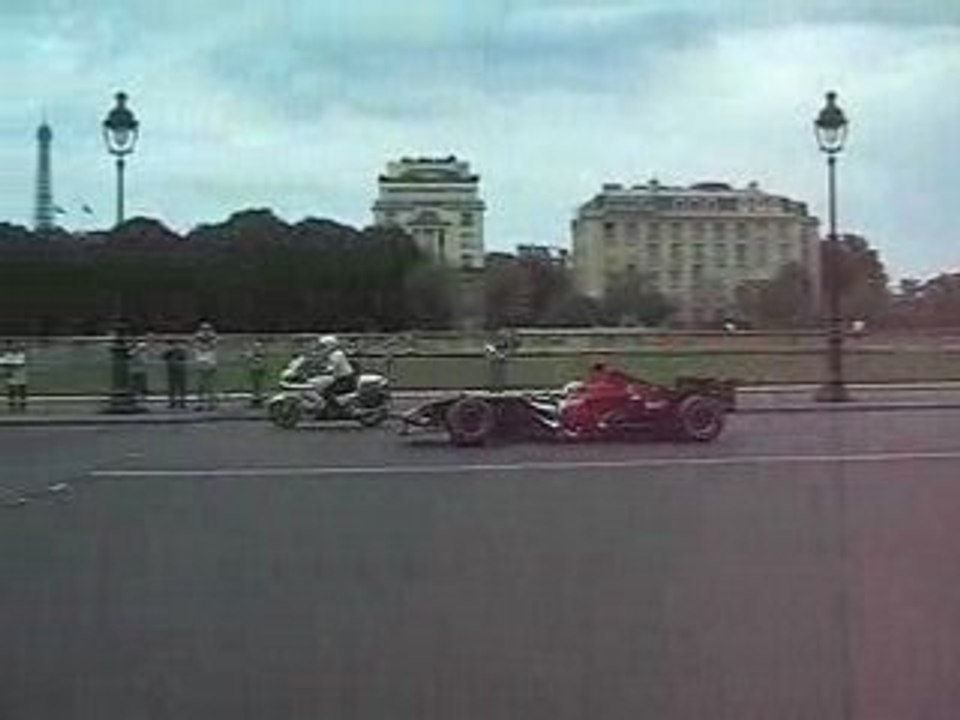 f1 de bourdais dans paris